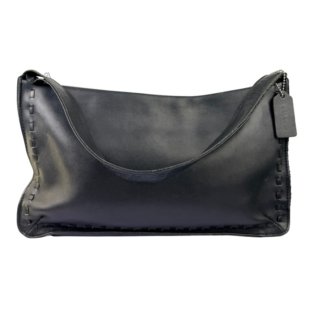 Vintage Coach Black Leather West End Hobo Bag 9467 Shoulder Satchel Made In USA